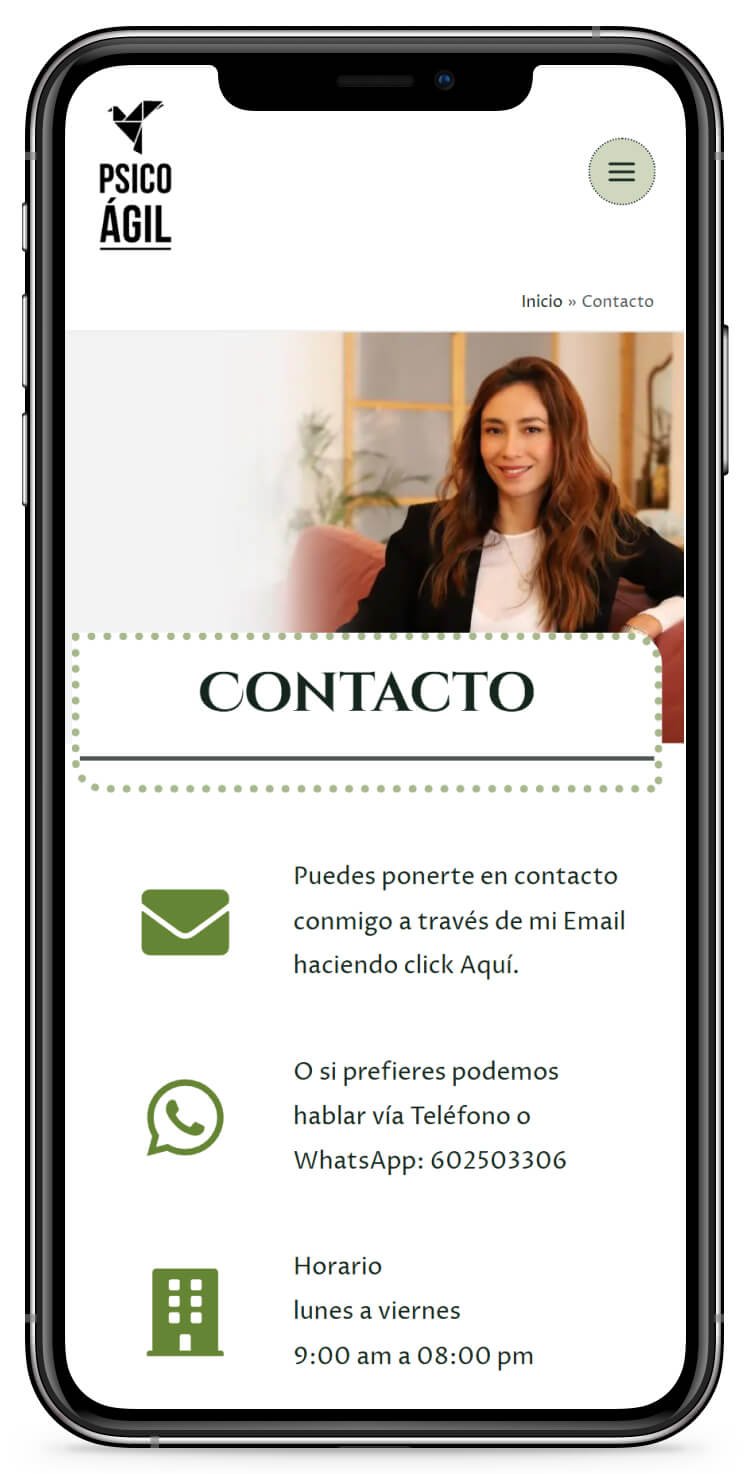Contact Page Screenshot