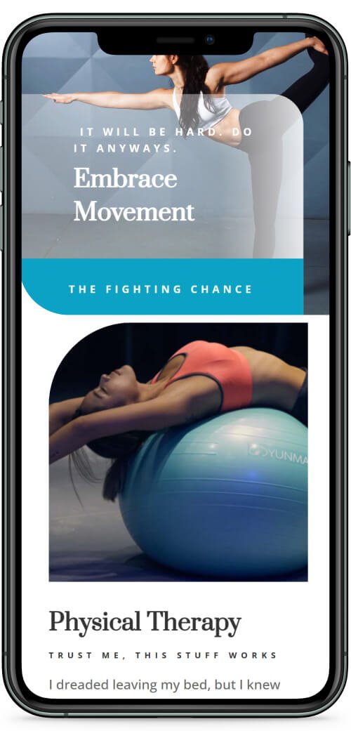 Home Page mobile Screenshot