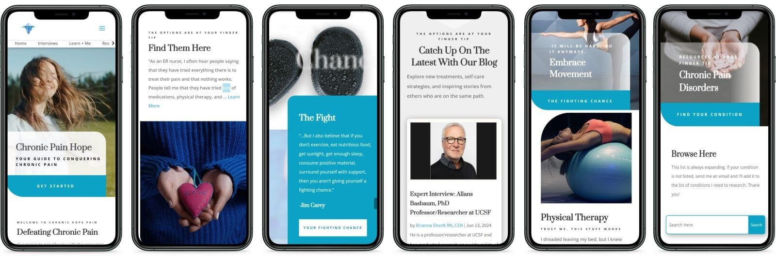 Home Page mobile Screenshot