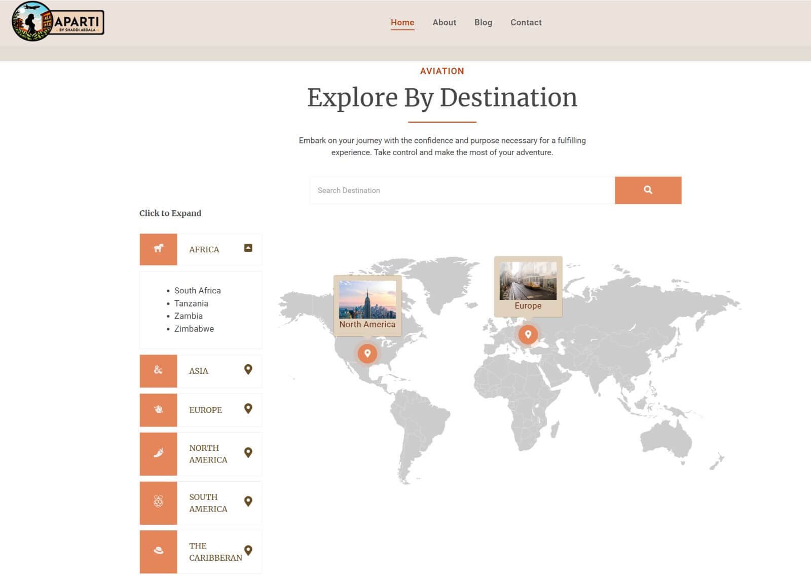 Home Page Screenshot