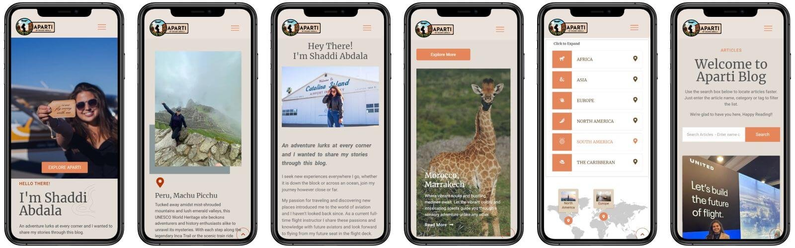 Home Page mobile Screenshot